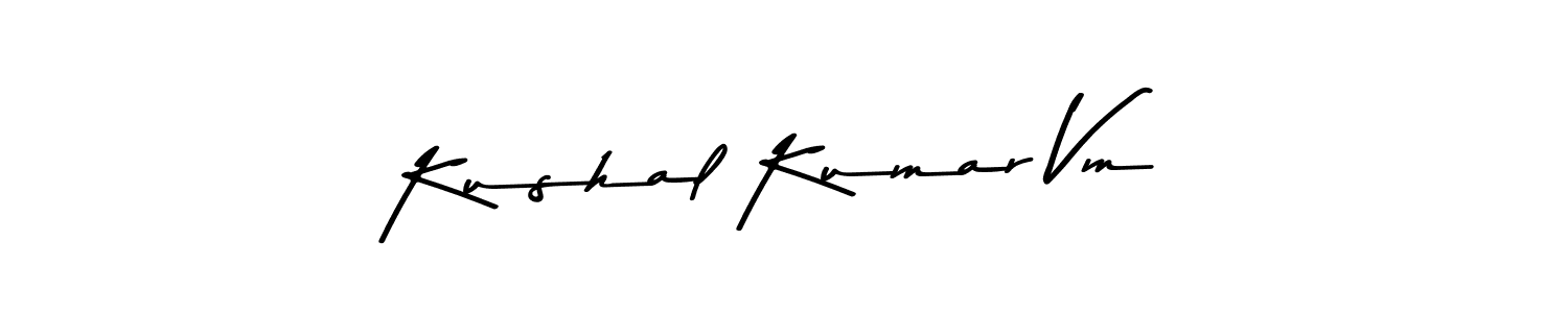 Also You can easily find your signature by using the search form. We will create Kushal Kumar Vm name handwritten signature images for you free of cost using Asem Kandis PERSONAL USE sign style. Kushal Kumar Vm signature style 9 images and pictures png