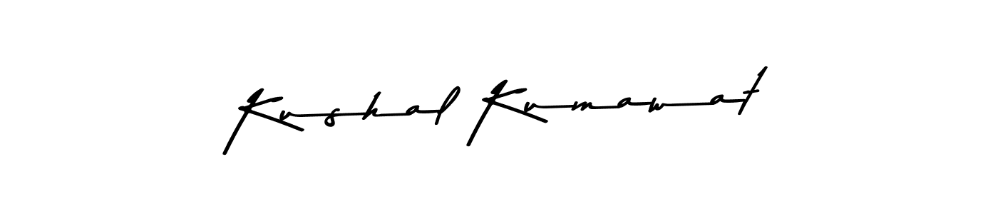 How to make Kushal Kumawat signature? Asem Kandis PERSONAL USE is a professional autograph style. Create handwritten signature for Kushal Kumawat name. Kushal Kumawat signature style 9 images and pictures png