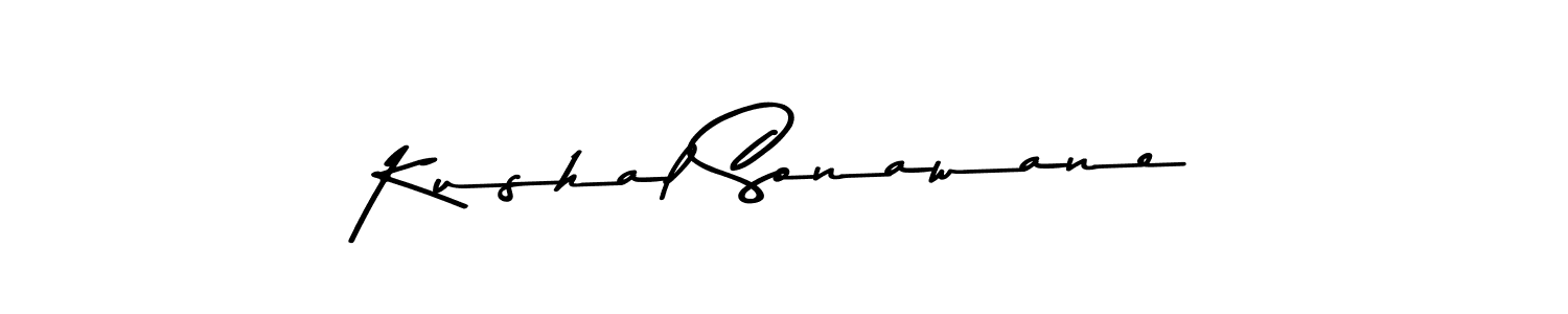 Design your own signature with our free online signature maker. With this signature software, you can create a handwritten (Asem Kandis PERSONAL USE) signature for name Kushal Sonawane. Kushal Sonawane signature style 9 images and pictures png