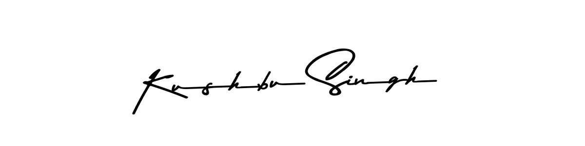 The best way (Asem Kandis PERSONAL USE) to make a short signature is to pick only two or three words in your name. The name Kushbu Singh include a total of six letters. For converting this name. Kushbu Singh signature style 9 images and pictures png