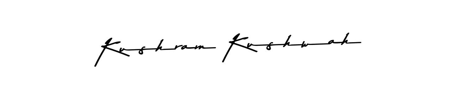 Similarly Asem Kandis PERSONAL USE is the best handwritten signature design. Signature creator online .You can use it as an online autograph creator for name Kushram Kushwah. Kushram Kushwah signature style 9 images and pictures png