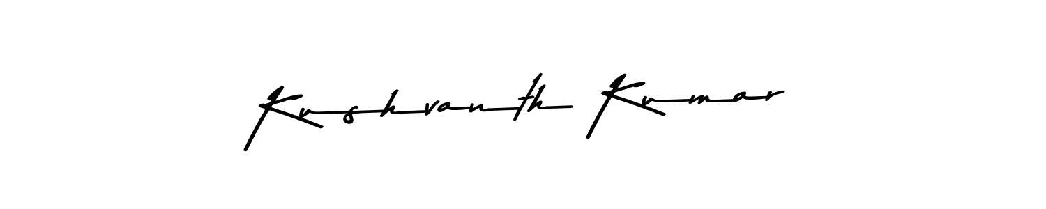 Make a short Kushvanth Kumar signature style. Manage your documents anywhere anytime using Asem Kandis PERSONAL USE. Create and add eSignatures, submit forms, share and send files easily. Kushvanth Kumar signature style 9 images and pictures png