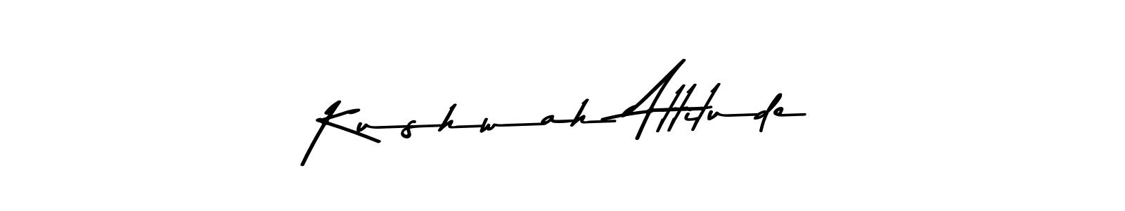 Similarly Asem Kandis PERSONAL USE is the best handwritten signature design. Signature creator online .You can use it as an online autograph creator for name Kushwah Attitude. Kushwah Attitude signature style 9 images and pictures png