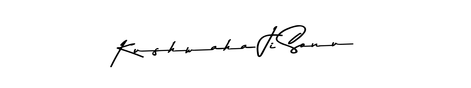 Create a beautiful signature design for name Kushwaha Ji Sonu. With this signature (Asem Kandis PERSONAL USE) fonts, you can make a handwritten signature for free. Kushwaha Ji Sonu signature style 9 images and pictures png
