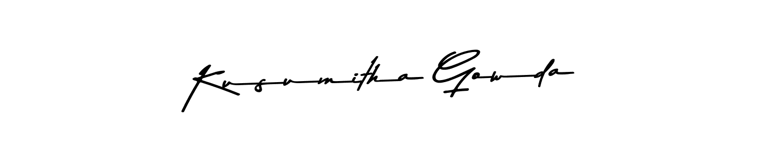 Here are the top 10 professional signature styles for the name Kusumitha Gowda. These are the best autograph styles you can use for your name. Kusumitha Gowda signature style 9 images and pictures png