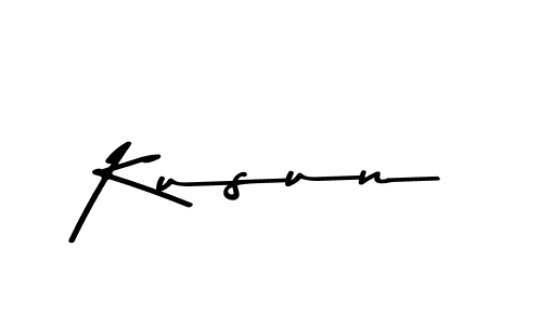 Kusun stylish signature style. Best Handwritten Sign (Asem Kandis PERSONAL USE) for my name. Handwritten Signature Collection Ideas for my name Kusun. Kusun signature style 9 images and pictures png