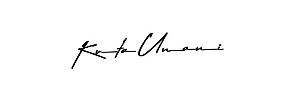 How to make Kuta Unani signature? Asem Kandis PERSONAL USE is a professional autograph style. Create handwritten signature for Kuta Unani name. Kuta Unani signature style 9 images and pictures png