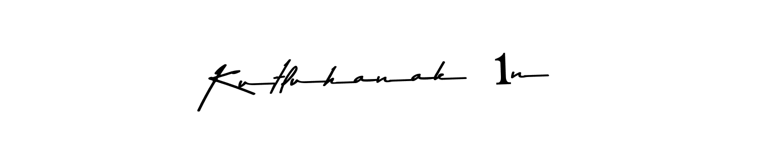 The best way (Asem Kandis PERSONAL USE) to make a short signature is to pick only two or three words in your name. The name Kutluhanakçın include a total of six letters. For converting this name. Kutluhanakçın signature style 9 images and pictures png