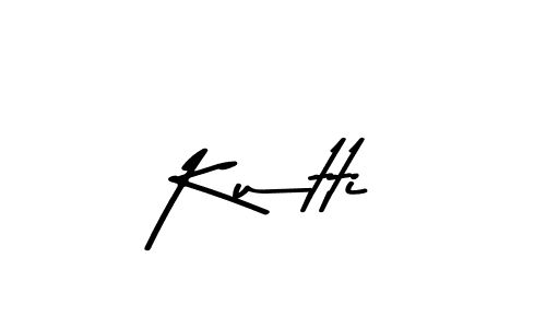 How to make Kutti signature? Asem Kandis PERSONAL USE is a professional autograph style. Create handwritten signature for Kutti name. Kutti signature style 9 images and pictures png