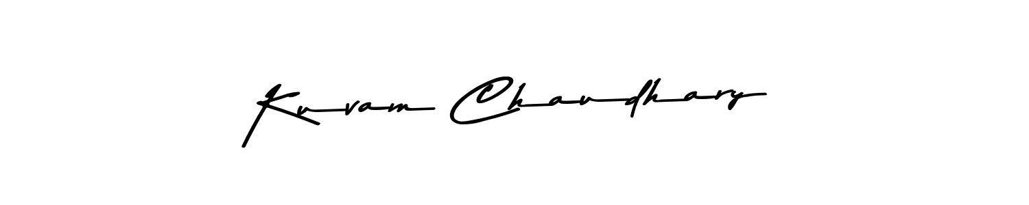 Here are the top 10 professional signature styles for the name Kuvam Chaudhary. These are the best autograph styles you can use for your name. Kuvam Chaudhary signature style 9 images and pictures png