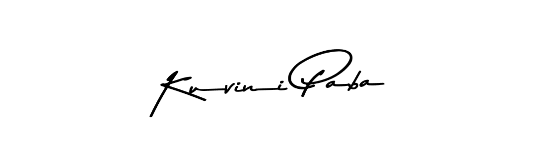 Design your own signature with our free online signature maker. With this signature software, you can create a handwritten (Asem Kandis PERSONAL USE) signature for name Kuvini Paba. Kuvini Paba signature style 9 images and pictures png