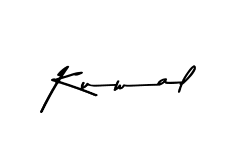 You should practise on your own different ways (Asem Kandis PERSONAL USE) to write your name (Kuwal) in signature. don't let someone else do it for you. Kuwal signature style 9 images and pictures png