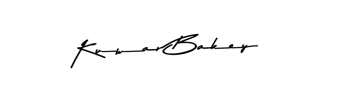 Design your own signature with our free online signature maker. With this signature software, you can create a handwritten (Asem Kandis PERSONAL USE) signature for name Kuwar Bakey. Kuwar Bakey signature style 9 images and pictures png