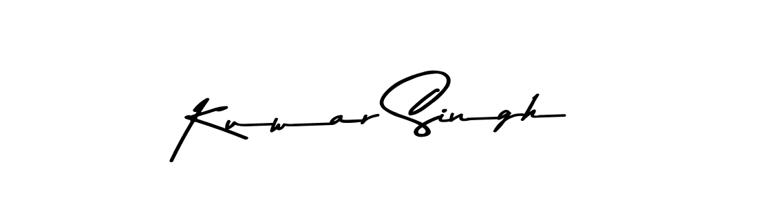 You should practise on your own different ways (Asem Kandis PERSONAL USE) to write your name (Kuwar Singh) in signature. don't let someone else do it for you. Kuwar Singh signature style 9 images and pictures png