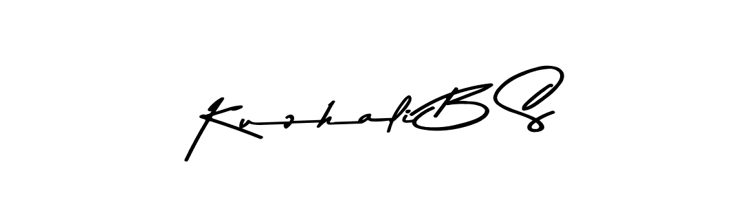 Design your own signature with our free online signature maker. With this signature software, you can create a handwritten (Asem Kandis PERSONAL USE) signature for name Kuzhali B S. Kuzhali B S signature style 9 images and pictures png