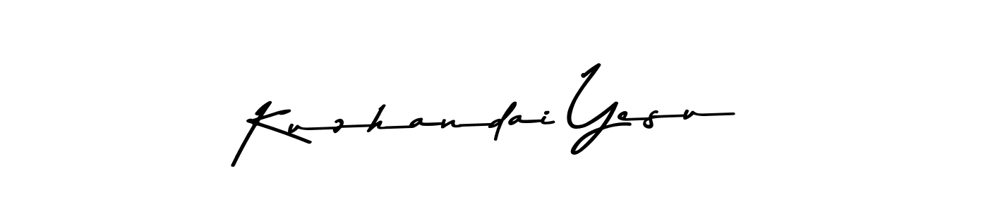Design your own signature with our free online signature maker. With this signature software, you can create a handwritten (Asem Kandis PERSONAL USE) signature for name Kuzhandai Yesu. Kuzhandai Yesu signature style 9 images and pictures png