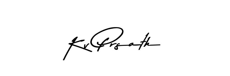 You should practise on your own different ways (Asem Kandis PERSONAL USE) to write your name (Kv Prsath) in signature. don't let someone else do it for you. Kv Prsath signature style 9 images and pictures png