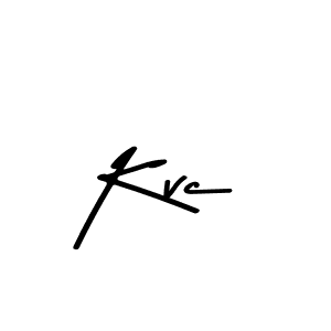 Create a beautiful signature design for name Kvc. With this signature (Asem Kandis PERSONAL USE) fonts, you can make a handwritten signature for free. Kvc signature style 9 images and pictures png