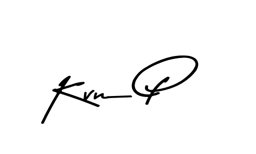 Kvn P stylish signature style. Best Handwritten Sign (Asem Kandis PERSONAL USE) for my name. Handwritten Signature Collection Ideas for my name Kvn P. Kvn P signature style 9 images and pictures png