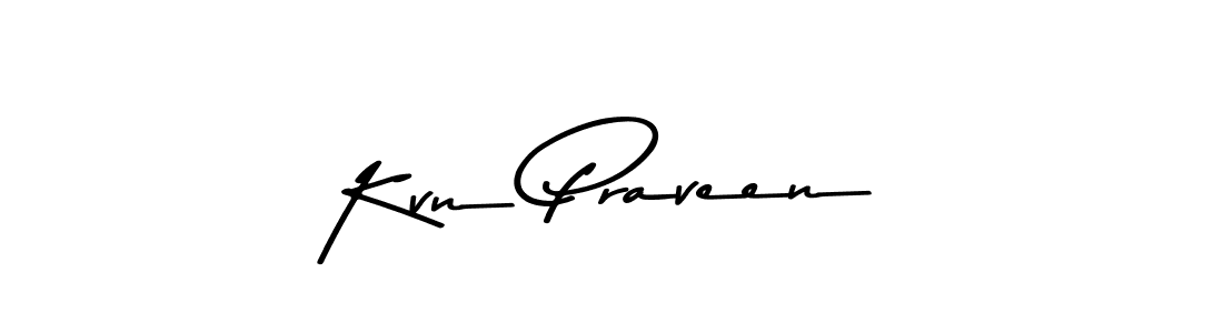 How to make Kvn Praveen signature? Asem Kandis PERSONAL USE is a professional autograph style. Create handwritten signature for Kvn Praveen name. Kvn Praveen signature style 9 images and pictures png