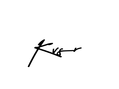 Asem Kandis PERSONAL USE is a professional signature style that is perfect for those who want to add a touch of class to their signature. It is also a great choice for those who want to make their signature more unique. Get Kvsr name to fancy signature for free. Kvsr signature style 9 images and pictures png