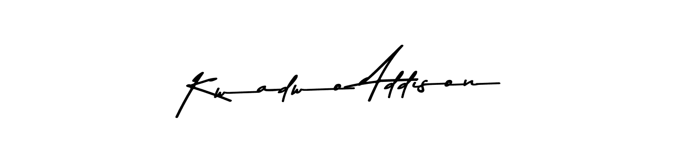 It looks lik you need a new signature style for name Kwadwo Addison. Design unique handwritten (Asem Kandis PERSONAL USE) signature with our free signature maker in just a few clicks. Kwadwo Addison signature style 9 images and pictures png