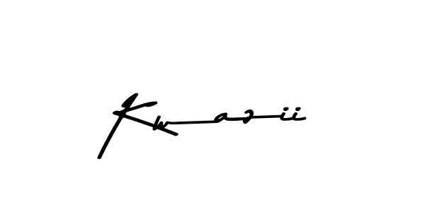 Kwazii stylish signature style. Best Handwritten Sign (Asem Kandis PERSONAL USE) for my name. Handwritten Signature Collection Ideas for my name Kwazii. Kwazii signature style 9 images and pictures png