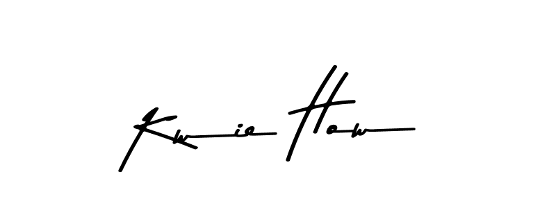 Kwie How stylish signature style. Best Handwritten Sign (Asem Kandis PERSONAL USE) for my name. Handwritten Signature Collection Ideas for my name Kwie How. Kwie How signature style 9 images and pictures png