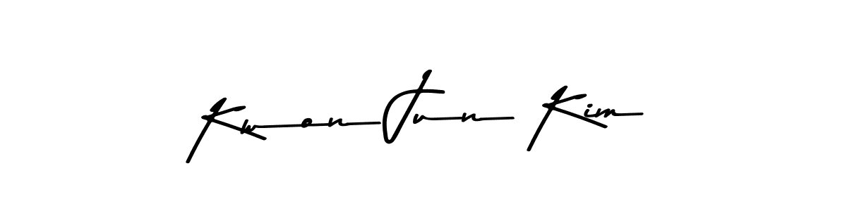 How to make Kwon Jun Kim signature? Asem Kandis PERSONAL USE is a professional autograph style. Create handwritten signature for Kwon Jun Kim name. Kwon Jun Kim signature style 9 images and pictures png