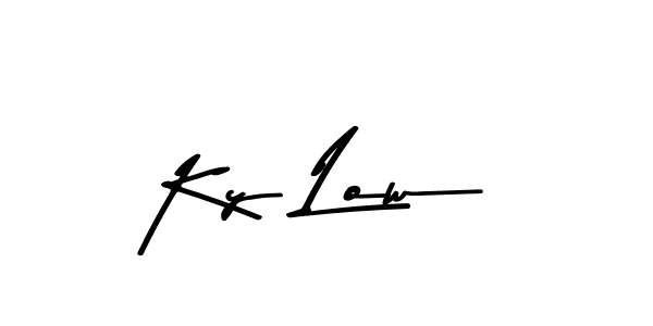 Use a signature maker to create a handwritten signature online. With this signature software, you can design (Asem Kandis PERSONAL USE) your own signature for name Ky Low. Ky Low signature style 9 images and pictures png