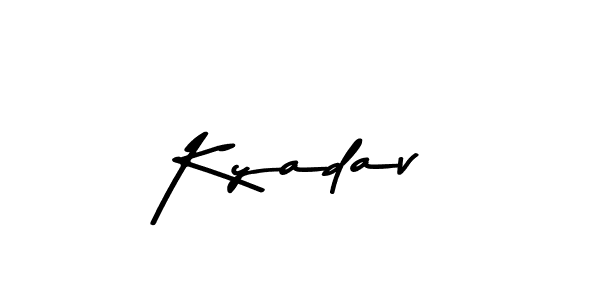 How to make Kyadav signature? Asem Kandis PERSONAL USE is a professional autograph style. Create handwritten signature for Kyadav name. Kyadav signature style 9 images and pictures png