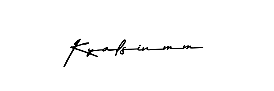You should practise on your own different ways (Asem Kandis PERSONAL USE) to write your name (Kyalsinmm) in signature. don't let someone else do it for you. Kyalsinmm signature style 9 images and pictures png