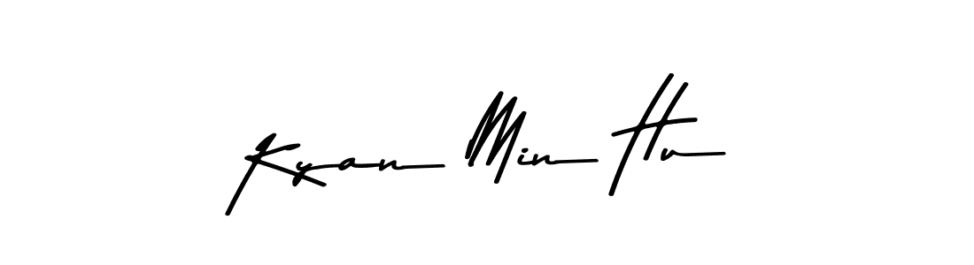 Create a beautiful signature design for name Kyan Min Hu. With this signature (Asem Kandis PERSONAL USE) fonts, you can make a handwritten signature for free. Kyan Min Hu signature style 9 images and pictures png