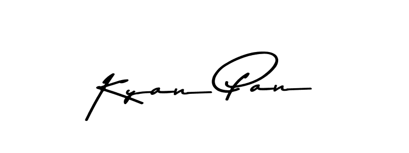 Make a beautiful signature design for name Kyan Pan. With this signature (Asem Kandis PERSONAL USE) style, you can create a handwritten signature for free. Kyan Pan signature style 9 images and pictures png