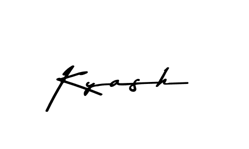 Asem Kandis PERSONAL USE is a professional signature style that is perfect for those who want to add a touch of class to their signature. It is also a great choice for those who want to make their signature more unique. Get Kyash name to fancy signature for free. Kyash signature style 9 images and pictures png