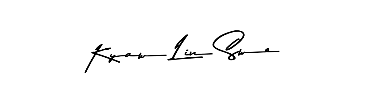 Here are the top 10 professional signature styles for the name Kyaw Lin Swe. These are the best autograph styles you can use for your name. Kyaw Lin Swe signature style 9 images and pictures png