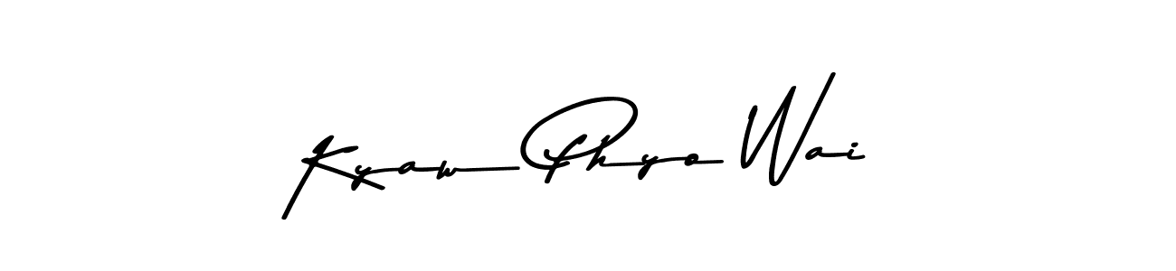 Here are the top 10 professional signature styles for the name Kyaw Phyo Wai. These are the best autograph styles you can use for your name. Kyaw Phyo Wai signature style 9 images and pictures png