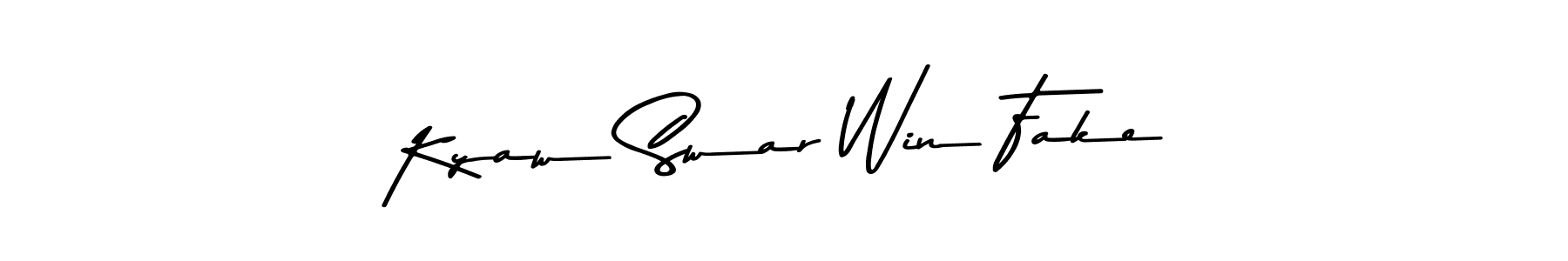 Here are the top 10 professional signature styles for the name Kyaw Swar Win Fake. These are the best autograph styles you can use for your name. Kyaw Swar Win Fake signature style 9 images and pictures png
