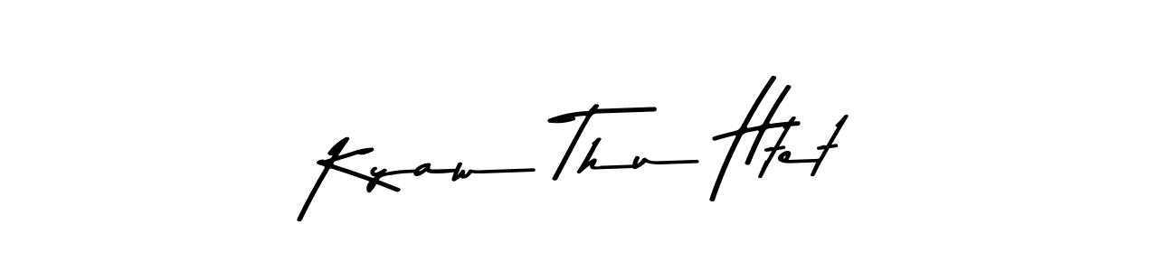 How to make Kyaw Thu Htet signature? Asem Kandis PERSONAL USE is a professional autograph style. Create handwritten signature for Kyaw Thu Htet name. Kyaw Thu Htet signature style 9 images and pictures png