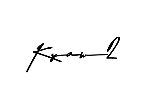 You should practise on your own different ways (Asem Kandis PERSONAL USE) to write your name (Kyaw2) in signature. don't let someone else do it for you. Kyaw2 signature style 9 images and pictures png