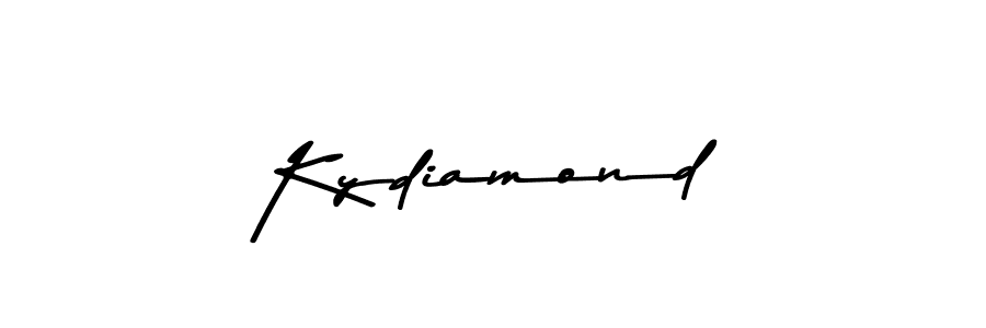 Use a signature maker to create a handwritten signature online. With this signature software, you can design (Asem Kandis PERSONAL USE) your own signature for name Kydiamond. Kydiamond signature style 9 images and pictures png
