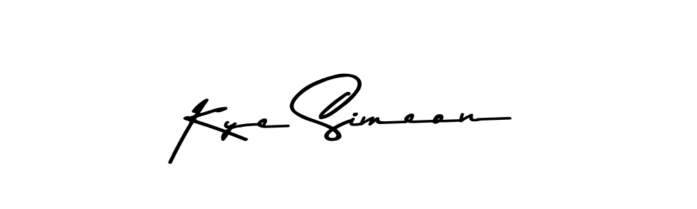 How to Draw Kye Simeon signature style? Asem Kandis PERSONAL USE is a latest design signature styles for name Kye Simeon. Kye Simeon signature style 9 images and pictures png