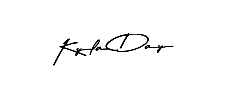 How to make Kyla Day name signature. Use Asem Kandis PERSONAL USE style for creating short signs online. This is the latest handwritten sign. Kyla Day signature style 9 images and pictures png