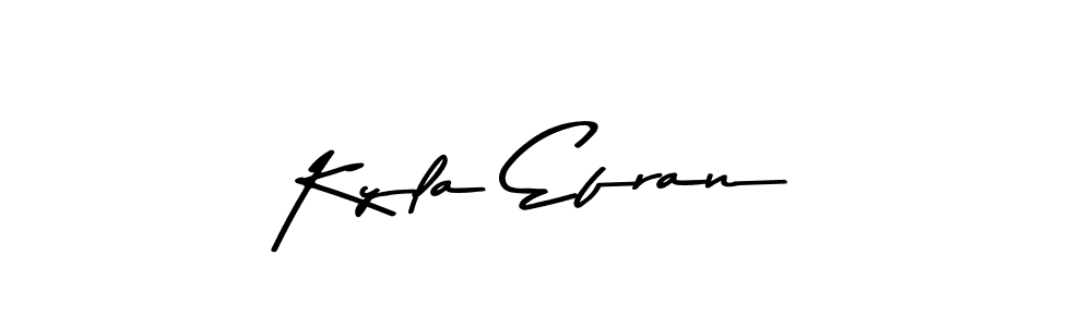 Kyla Efran stylish signature style. Best Handwritten Sign (Asem Kandis PERSONAL USE) for my name. Handwritten Signature Collection Ideas for my name Kyla Efran. Kyla Efran signature style 9 images and pictures png