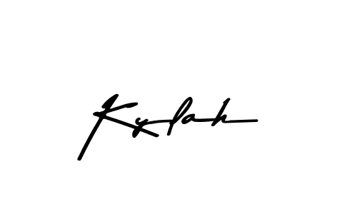 You should practise on your own different ways (Asem Kandis PERSONAL USE) to write your name (Kylah) in signature. don't let someone else do it for you. Kylah signature style 9 images and pictures png