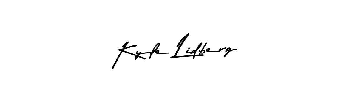 Kyle Lidberg stylish signature style. Best Handwritten Sign (Asem Kandis PERSONAL USE) for my name. Handwritten Signature Collection Ideas for my name Kyle Lidberg. Kyle Lidberg signature style 9 images and pictures png