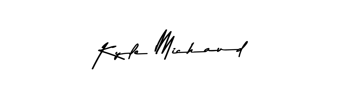 Make a beautiful signature design for name Kyle Michaud. With this signature (Asem Kandis PERSONAL USE) style, you can create a handwritten signature for free. Kyle Michaud signature style 9 images and pictures png