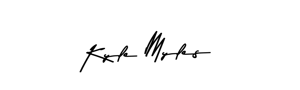 Use a signature maker to create a handwritten signature online. With this signature software, you can design (Asem Kandis PERSONAL USE) your own signature for name Kyle Myles. Kyle Myles signature style 9 images and pictures png