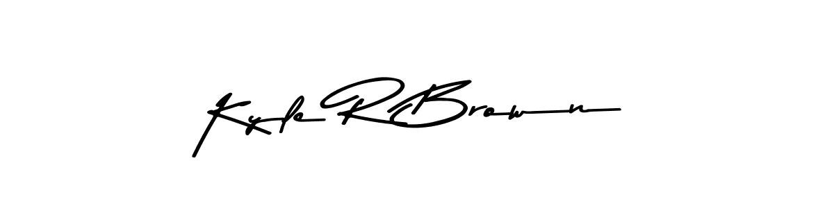 Create a beautiful signature design for name Kyle R Brown. With this signature (Asem Kandis PERSONAL USE) fonts, you can make a handwritten signature for free. Kyle R Brown signature style 9 images and pictures png