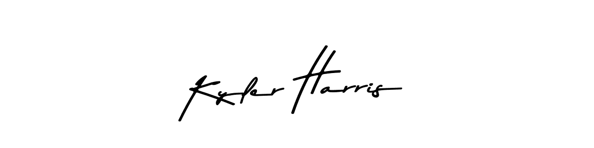 Design your own signature with our free online signature maker. With this signature software, you can create a handwritten (Asem Kandis PERSONAL USE) signature for name Kyler Harris. Kyler Harris signature style 9 images and pictures png